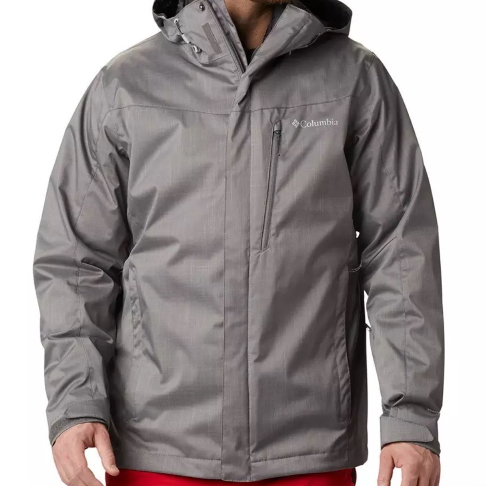 Columbia Men's Charcoal two Layer Winter Coat Large Tall